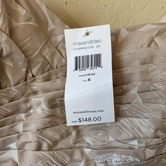 NWT Max and Cleo strapless dress size 6 holiday event - Picture 2 of 7